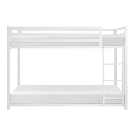 Jovie White Metal Twin/Twin Bunk Bed - Ornate Home