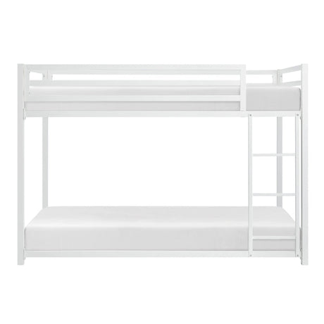 Jovie White Metal Twin/Twin Bunk Bed - Ornate Home