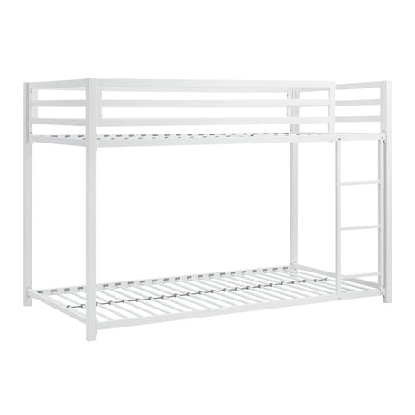 Jovie White Metal Twin/Twin Bunk Bed - Ornate Home