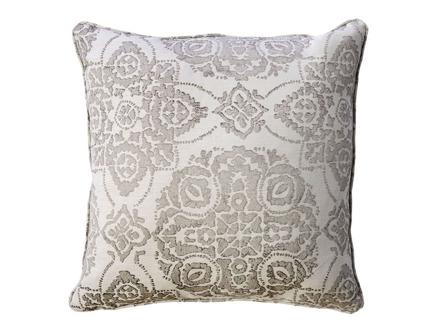 Joy Cream/Gray Pillow  (Set of 2) - Ornate Home