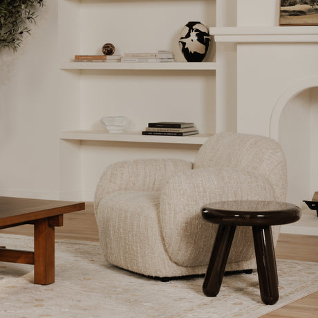 Joy Dark Brown Accent Table - Ornate Home