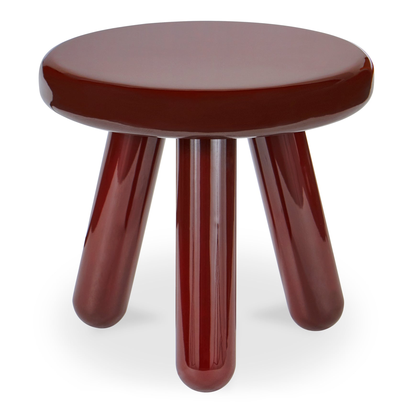 Joy Deep Red Accent Table - Ornate Home