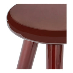 Joy Deep Red Accent Table - Ornate Home