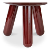 Joy Deep Red Accent Table - Ornate Home