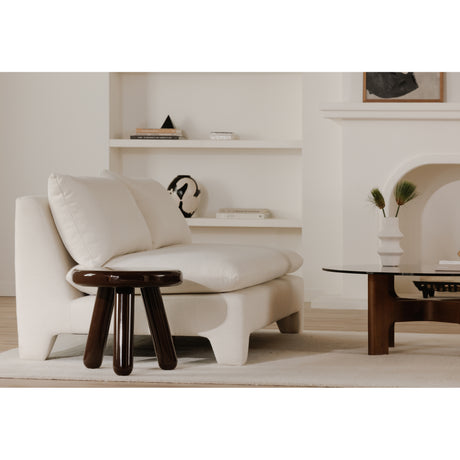 Joy Deep Red Accent Table - Ornate Home