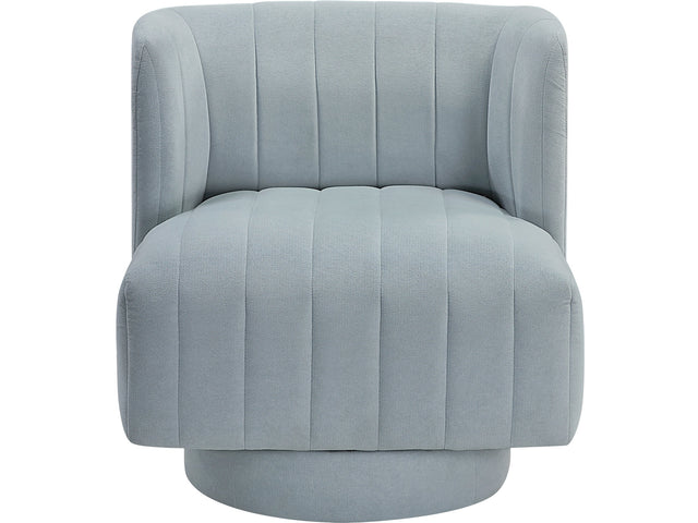 Joyce Aqua Blue Swivel Chair - Ornate Home