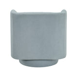 Joyce Aqua Blue Swivel Chair - Ornate Home