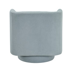 Joyce Aqua Blue Swivel Chair - Ornate Home