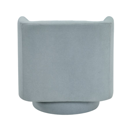 Joyce Aqua Blue Swivel Chair - Ornate Home