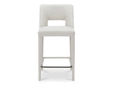 Joyce Beige Counter Stool - Ornate Home