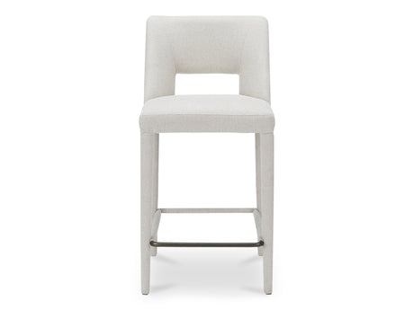 Joyce Beige Counter Stool - Ornate Home