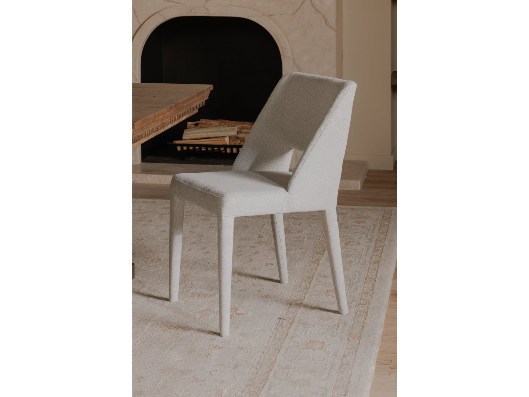 Joyce Beige Dining Chair (Set of 2) - Ornate Home
