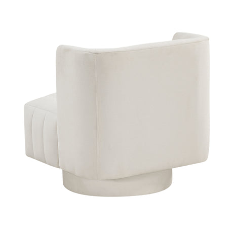 Joyce Beige Swivel Chair - Ornate Home