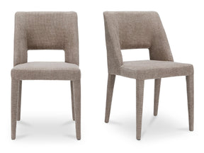 Joyce Light Brown Dining Chair (Set of 2) - Ornate Home