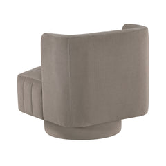 Joyce Taupe Swivel Chair - Ornate Home
