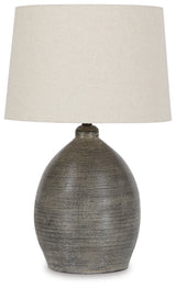 Joyelle Gray Table Lamp (Set of 2) - Ornate Home