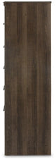 Juararo Brown California King Poster Bedroom Set with Dresser, Mirror, Chest and 2 Nightstands (Online Special Price) - Ornate Home