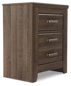 Juararo Brown California King Poster Bedroom Set with Dresser, Mirror, Chest and 2 Nightstands - Ornate Home