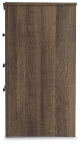 Juararo Brown California King Poster Bedroom Set with Dresser, Mirror, Chest and 2 Nightstands - Ornate Home