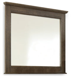 Juararo Brown King Poster Bedroom Set with Dresser, Mirror, Chest and Nightstand - Ornate Home