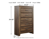 Juararo Brown Queen Poster Bedroom Set with 2 Chests (Online Special Price) - Ornate Home