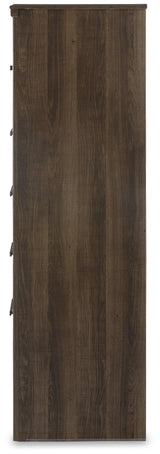 Juararo Brown Queen Poster Bedroom Set with Dresser, Mirror, Chest and 2 Nightstands (Online Special Price) - Ornate Home