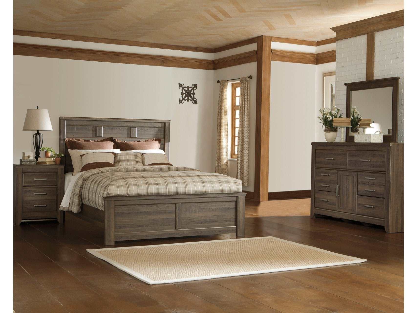 Juararo Dark Brown Bedroom Sets (Online Special Price) - Ornate Home
