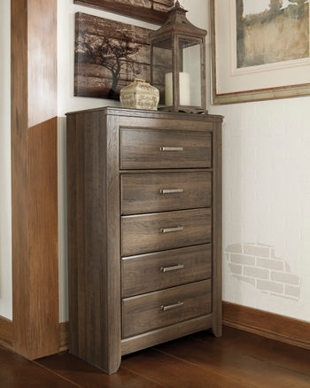 Juararo Dark Brown Chest of Drawers (Online Special Price) - Ornate Home