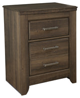 Juararo Dark Brown King Panel Bedroom Set with 2 Nightstands - Ornate Home