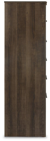 Juararo Dark Brown King Poster Bed, Chest and Nightstand (Online Special Price) - Ornate Home