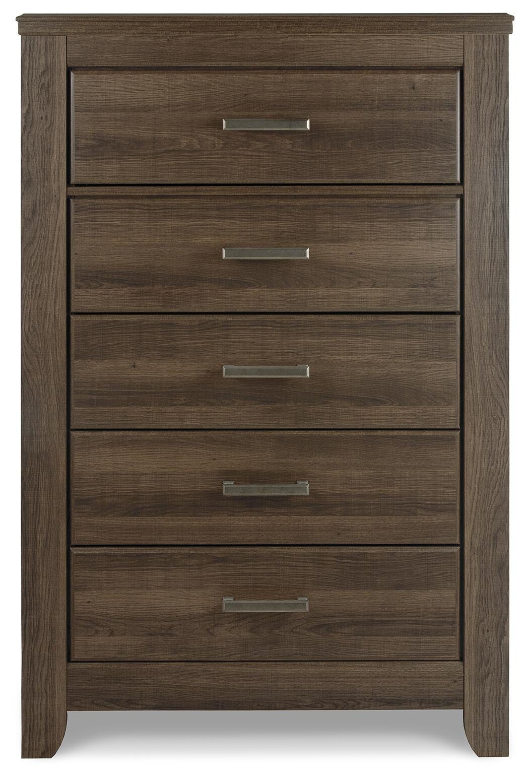 Juararo Dark Brown King Poster Bed, Dresser and Chest - Ornate Home