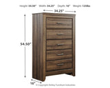 Juararo Dark Brown King Poster Bed and 2 Chests (Online Special Price) - Ornate Home
