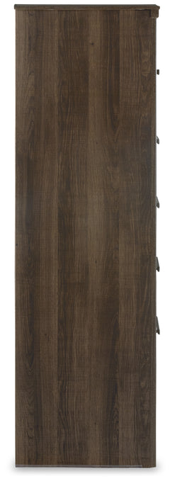 Juararo Dark Brown King Poster Bed and 2 Chests - Ornate Home