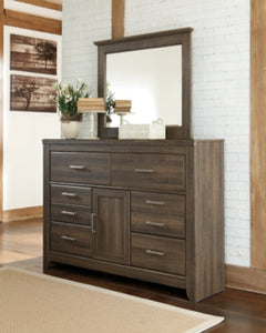 Juararo Queen Panel Bedroom Set with Dresser and Mirror - Ornate Home