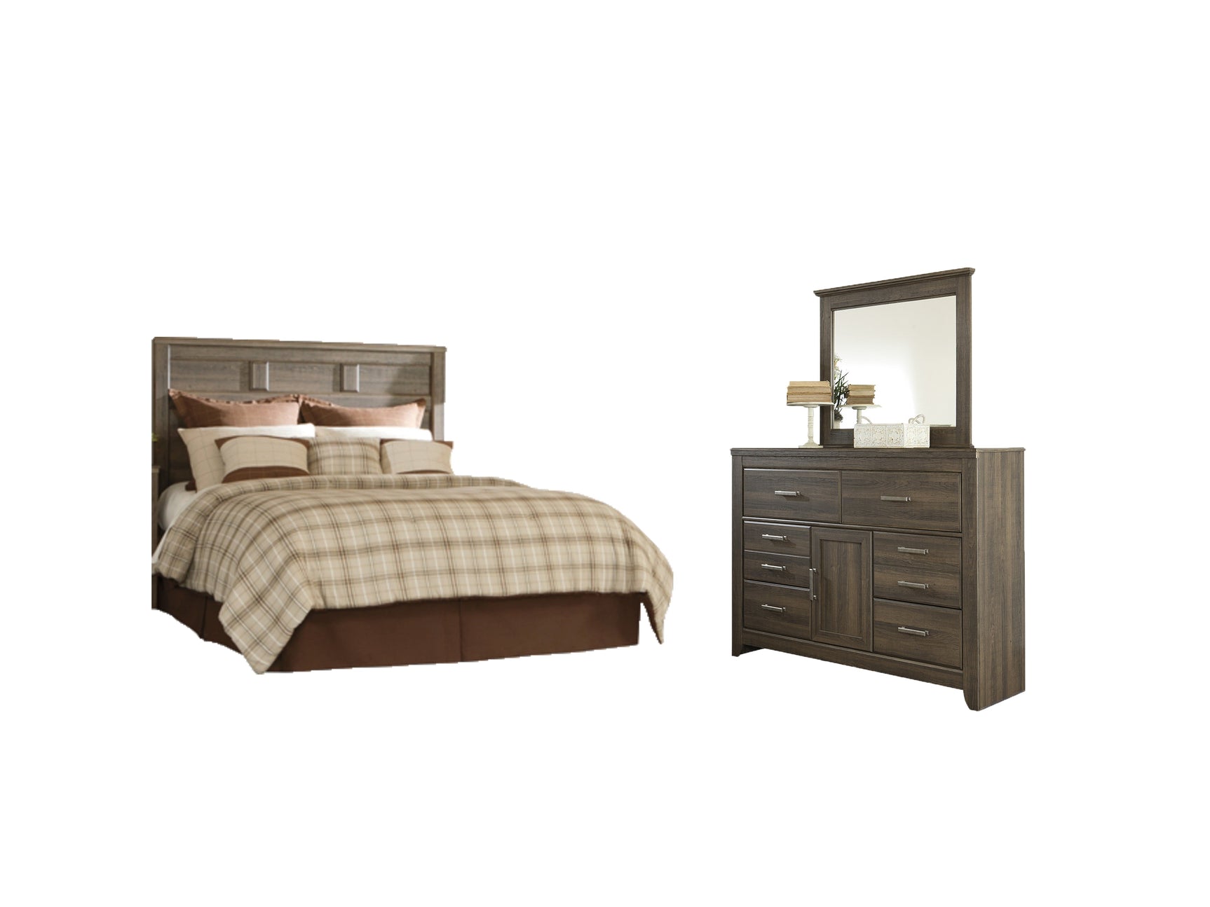 Juararo Queen Panel Headboard, Dresser and Mirror (Online Special Price) - Ornate Home