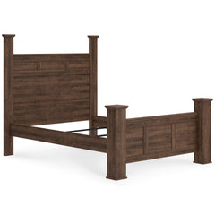 Juararo Queen Poster Bed, Dresser and Mirror - Ornate Home