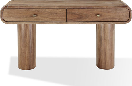 Juba Mongoose Walnut Console Table - Ornate Home