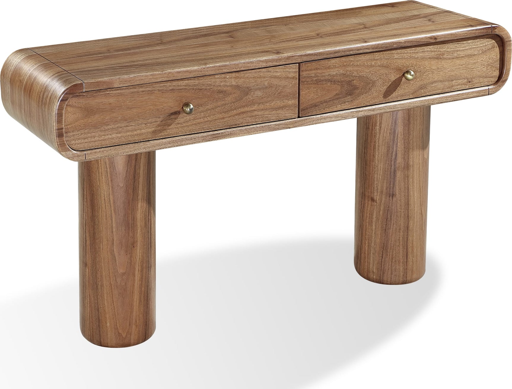 Juba Mongoose Walnut Console Table - Ornate Home