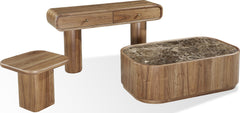 Juba Mongoose Walnut Console Table - Ornate Home