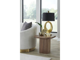 Juba Mongoose Walnut End Table - Ornate Home