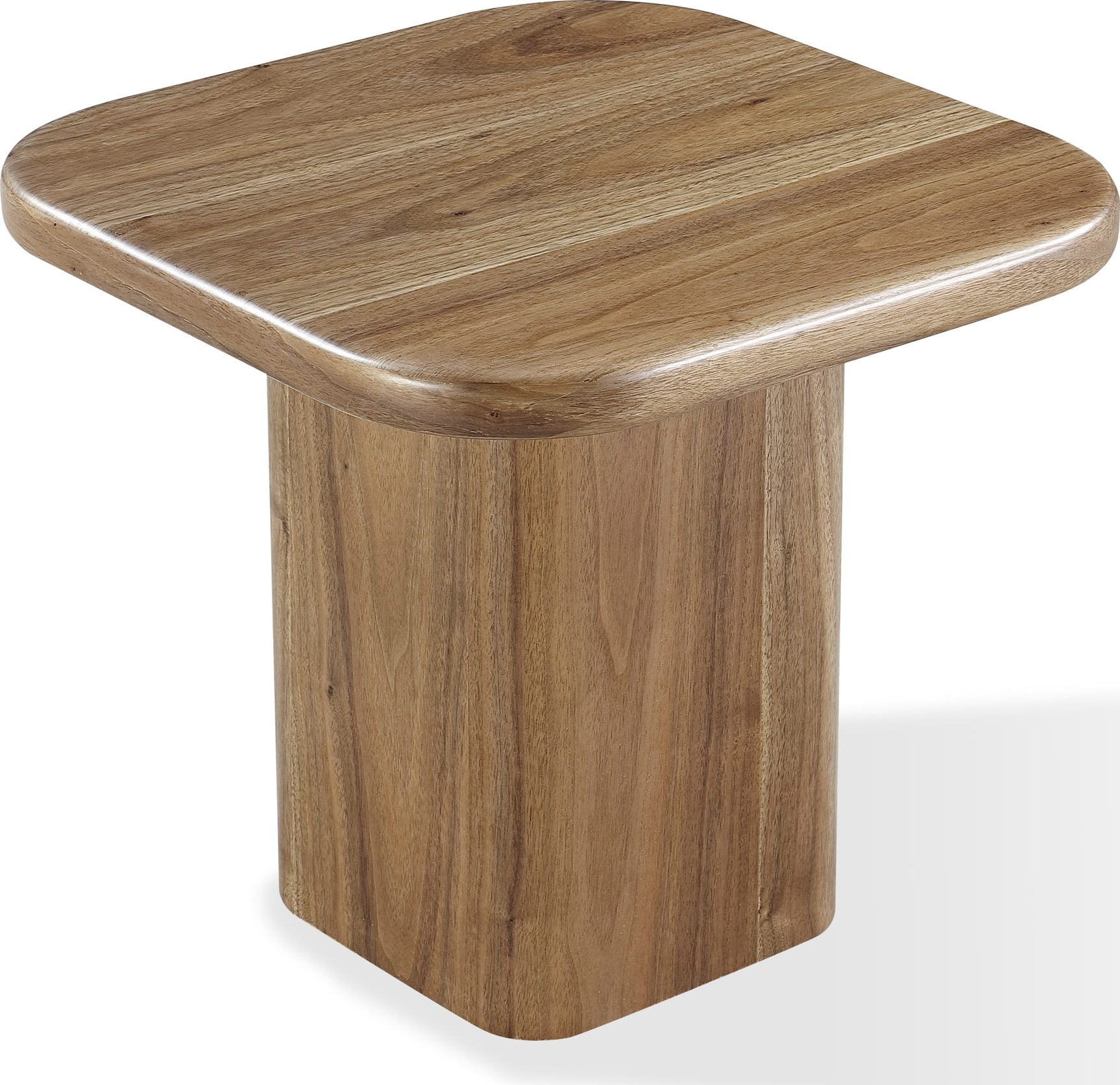 Juba Mongoose Walnut End Table - Ornate Home