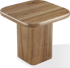 Juba Mongoose Walnut End Table - Ornate Home