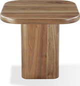 Juba Mongoose Walnut End Table - Ornate Home