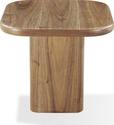 Juba Mongoose Walnut End Table - Ornate Home