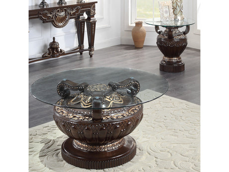 Jubilant Cherry 3pc Coffee Table Set  / HD-8908C - Ornate Home
