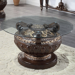 Jubilant Cherry 3pc Coffee Table Set  / HD-8908C - Ornate Home