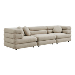 Jubilee Linen 3-Piece Upholstered 3-Piece Modular Sofa Set - Ornate Home