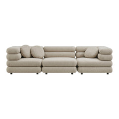 Jubilee Linen 3-Piece Upholstered 3-Piece Modular Sofa Set - Ornate Home
