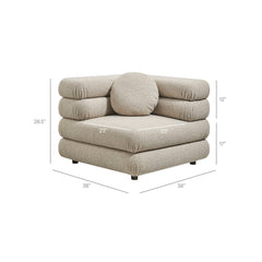Jubilee Linen 3-Piece Upholstered 3-Piece Modular Sofa Set - Ornate Home