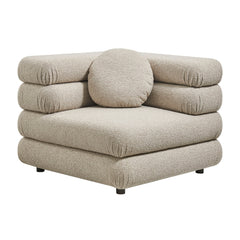 Jubilee Linen Upholstered Modular Corner Chair - Ornate Home